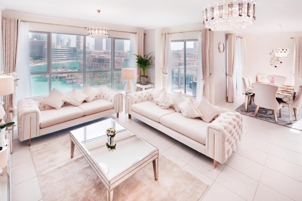 Elite Royal Apartment - Full Burj Khalifa & Fountain View - Brilliant - 2 Bedrooms & 1 Open Bedroom Without Partition 두바이 외부 사진