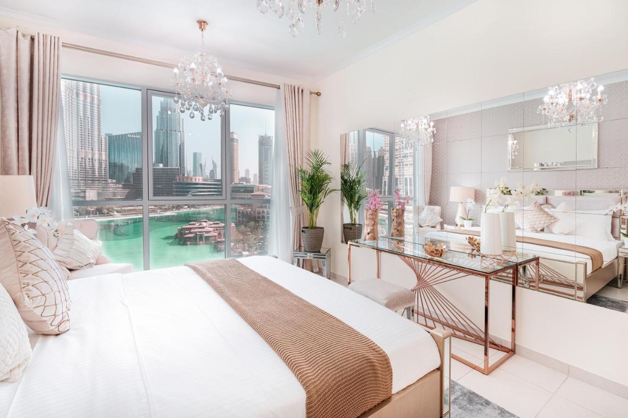 Elite Royal Apartment - Full Burj Khalifa & Fountain View - Brilliant - 2 Bedrooms & 1 Open Bedroom Without Partition 두바이 외부 사진