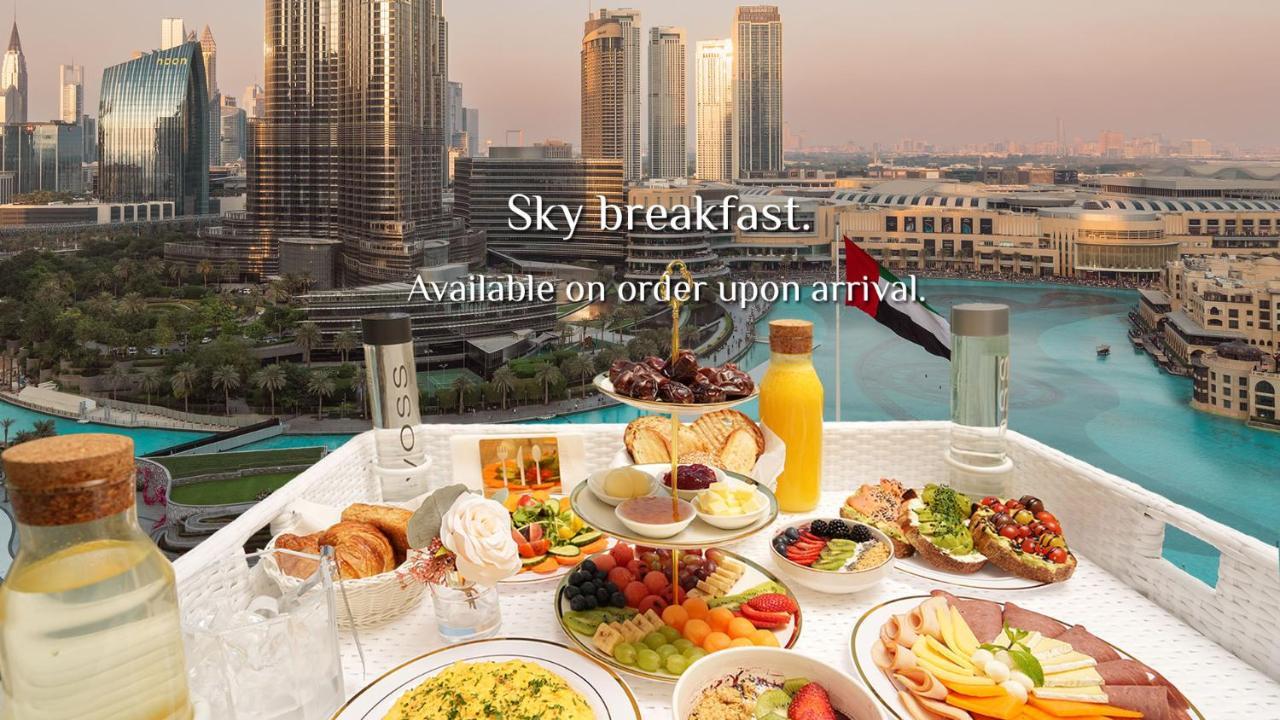 Elite Royal Apartment - Full Burj Khalifa & Fountain View - Brilliant - 2 Bedrooms & 1 Open Bedroom Without Partition 두바이 외부 사진